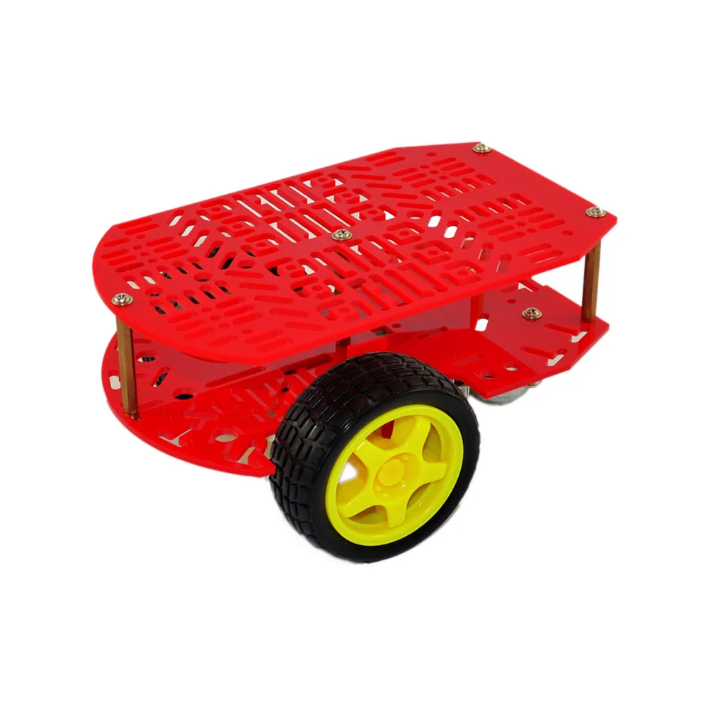 Smart Car Kit 2WD Inteligent  Chassis Car Robot Two Wheel Drive multi-hole smart car kit for Arduino  
