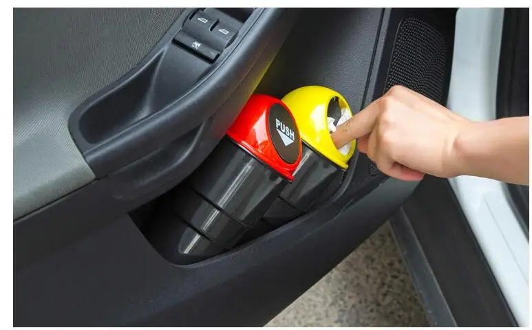 

Car styling car trash can garbage for Suzuki GRAND SX4 SWIFT LIANA VITARA JIMNY ALTO IGNIS ESTEEM REMOTE accessories