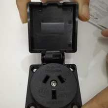 KEDU AU стандартный 50 мм* 50 мм 250 В 10A промышленный прочный водонепроницаемый пылезащищенная розетка RoHs сертификат S230E-7-5 черный синий цвет