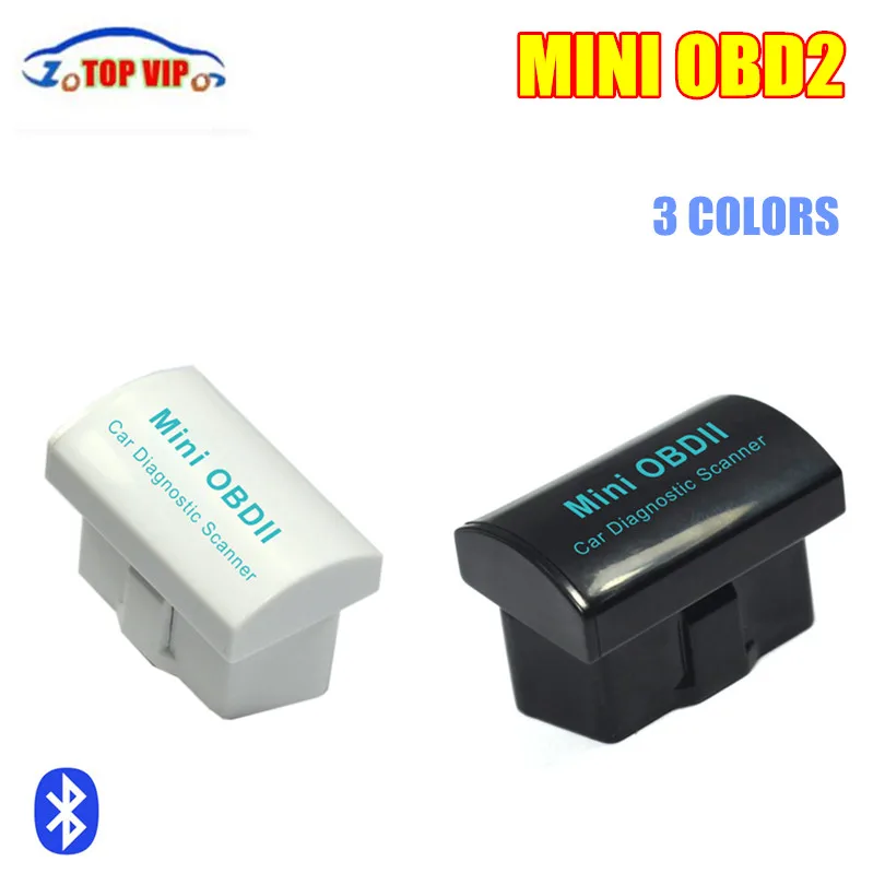 

10PCS New Version MINI OBDII ELM 327 V2.1 Super MINI ELM327 withBluetooth OBD/OBD2 Affordable good Auto Scanner diagnostic tool
