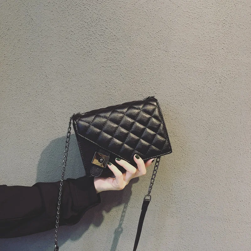 

Diamond Lattice Mini Chain Shoulder Messenger Bags Luxury Fashion High Quality Women Purses and Handbags