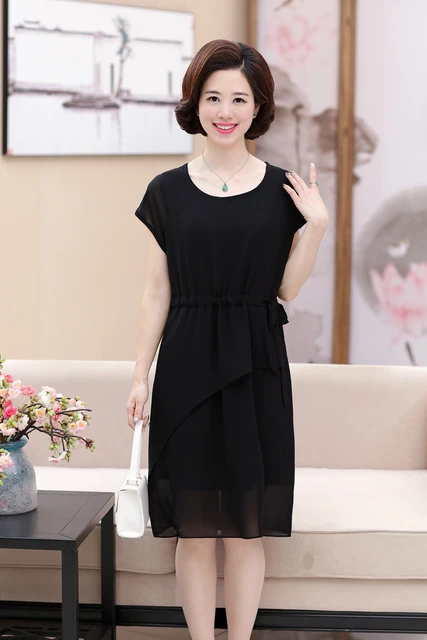 black dresses for 50 year olds