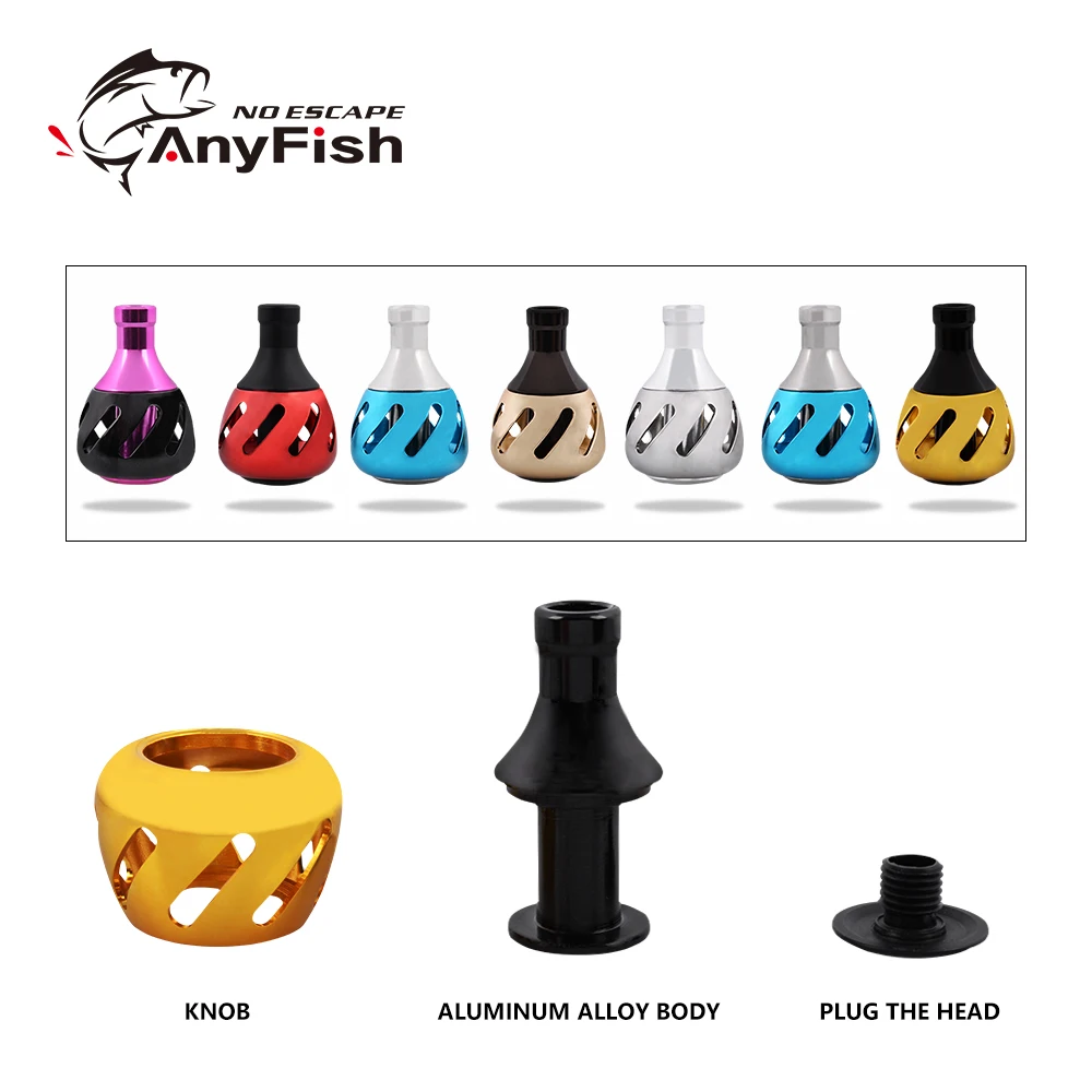 Рыболовная катушка ANYFISH с ручкой для SHIMANO/DAIWA/RYOBI спиннинговое колесо забрасывания