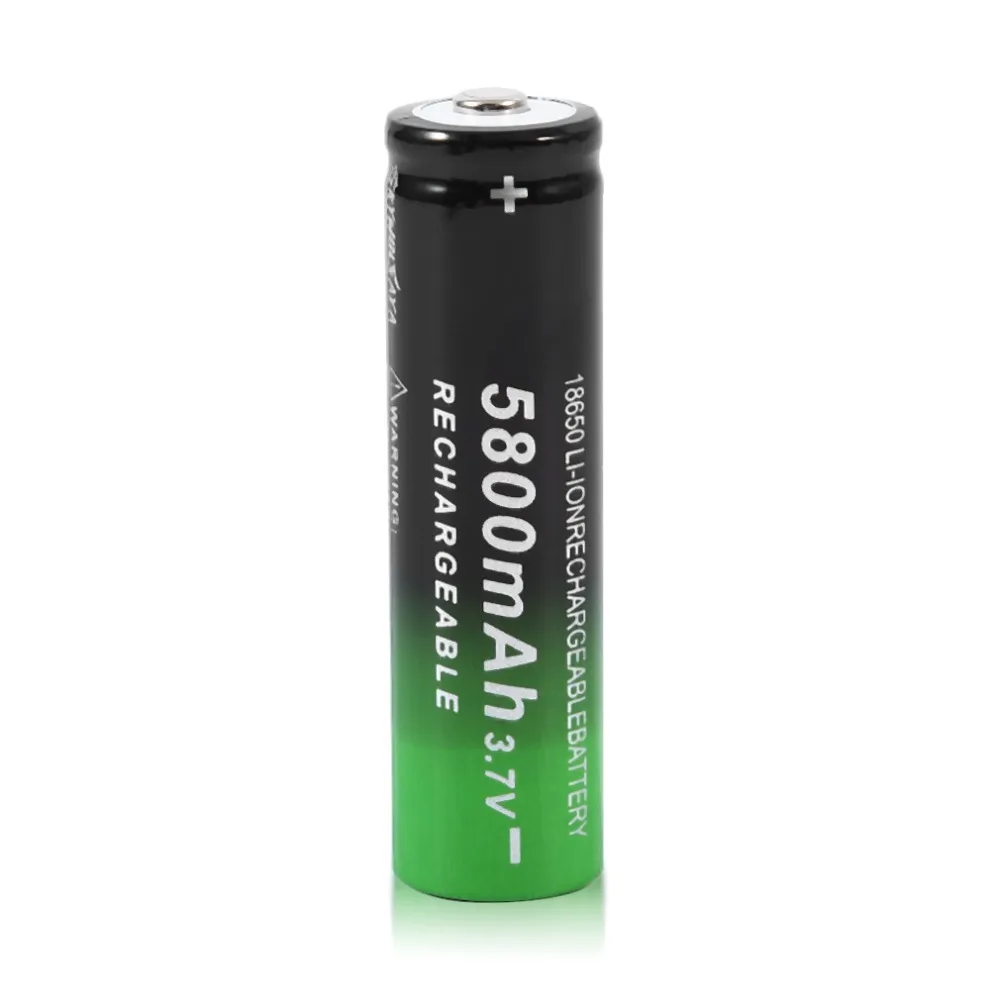 GTF 3.7V 5800Mah 18650 Battery Rechargeable Batteria 3.7V Rechargeable Batteries For Flashlight Torch Clock battery Accumulators
