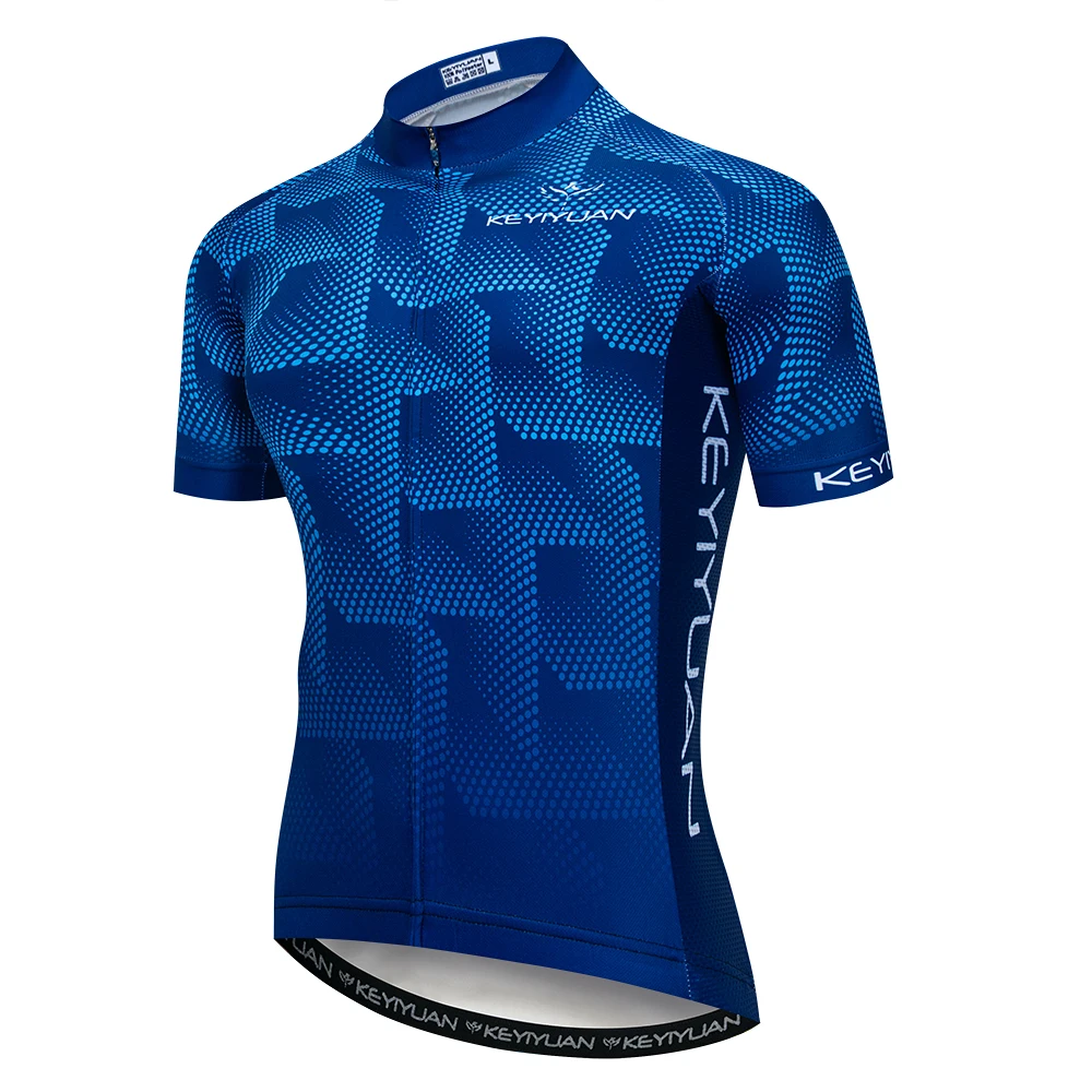 

KEYIYUAN Mountain Bike Cycling Jersey Shirt Summer Breathable Cycling Clothing Pro Team MTB Bicycle Jersey Top Maillot Ciclismo