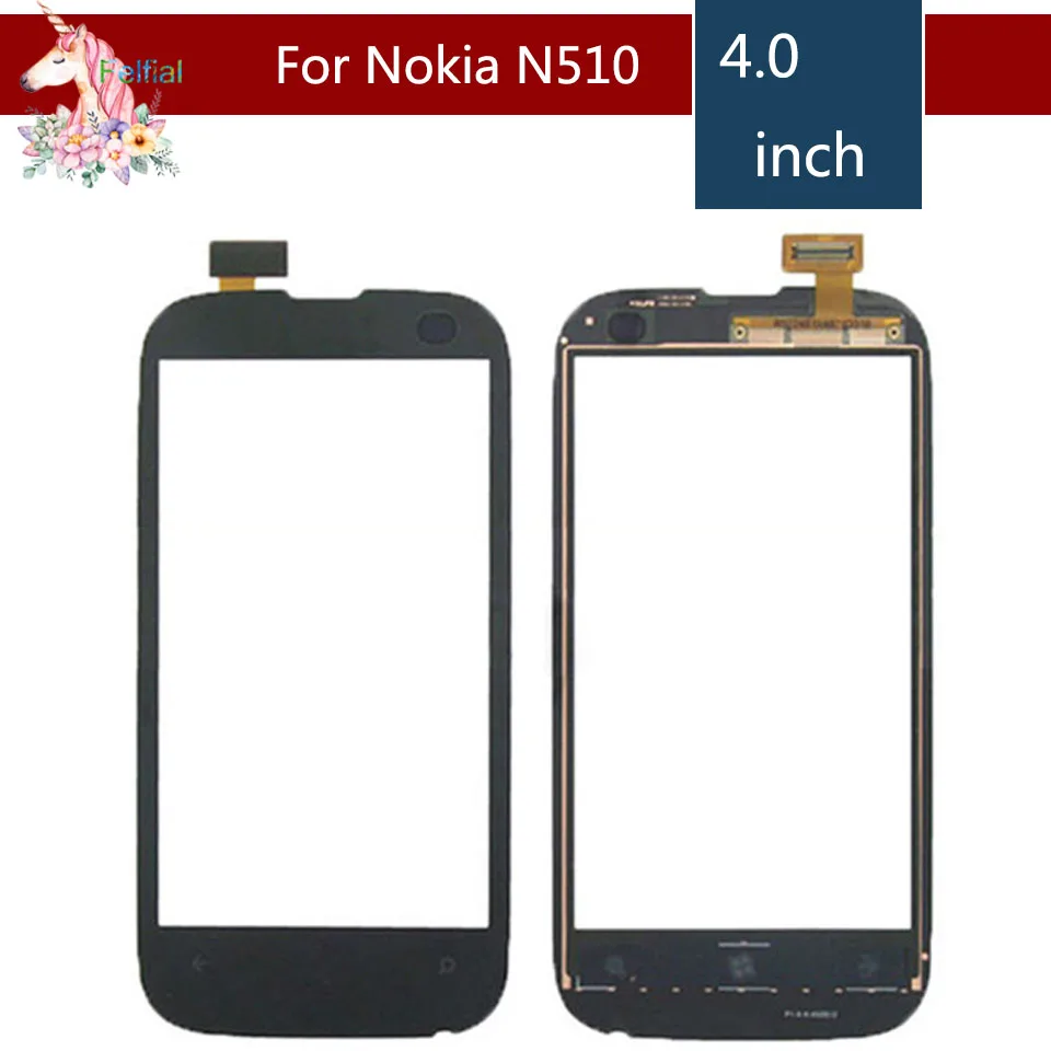 4 0 &quotдля Nokia Lumia 510 N510 ЖК сенсорный экран дигитайзер сенсор внешнее стекло сменная