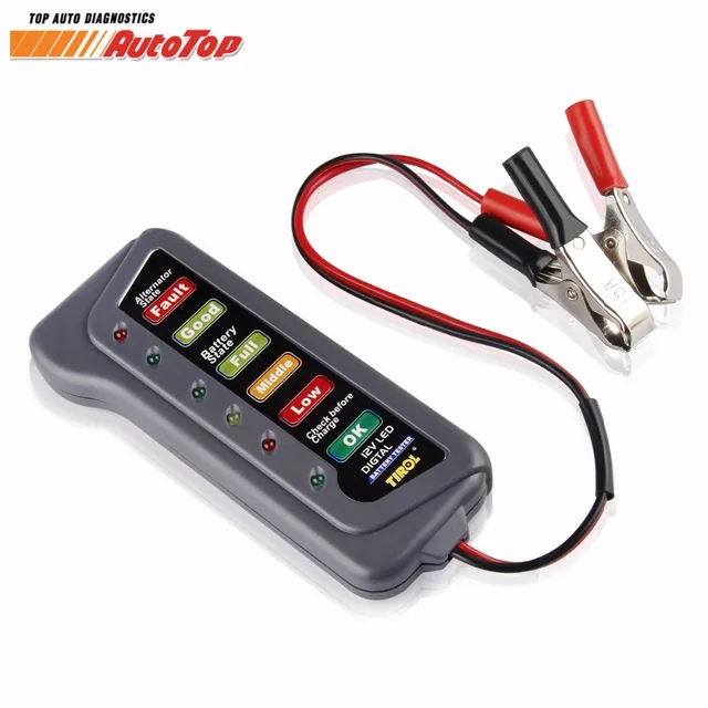Newest Alternator Tester Test Battery Check Car Battery Condition