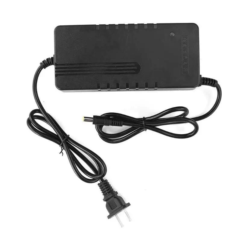 Flash Deal Li-ion LiPo Plastic Shell DC Head 36V/48V 2A Lithium Battery Charger for Electric Bicycle Black 4