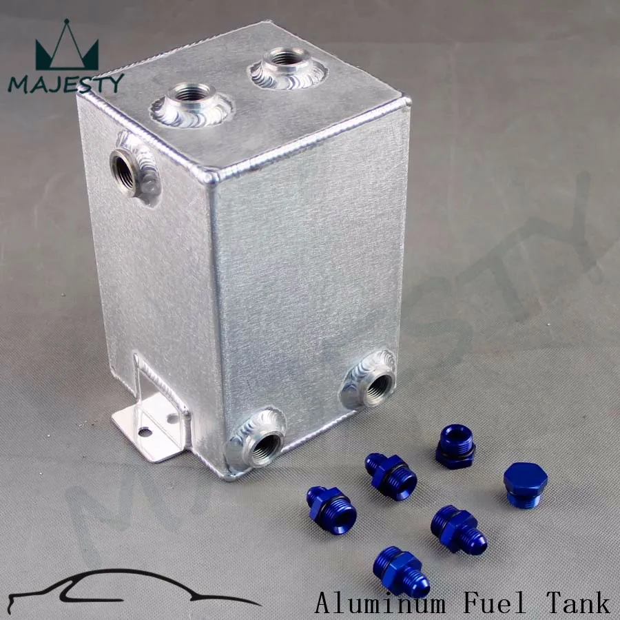 3L Универсальный алюминиевый 3-Литровый приемный стакан 3 л топливный Пескоструйный бак+ масло/топливная линия+ шланг Конец/фитинг синий