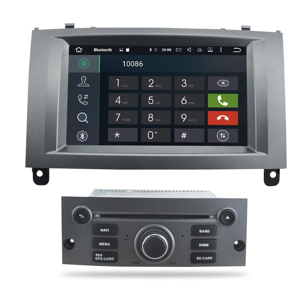 Headunit For Peugeot 407 2004 to 2010 pure Android 8.0 Car Stereo DVD Player GPS Navigation 4GB RAM Auto Video Multimedia Radio-4