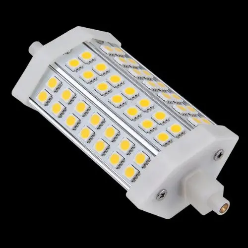 Cnim Горячая 1 пара J118 r7s лампы пятно затемнения 5050 SMD 423000 К теплый белый светодиодный 118 мм