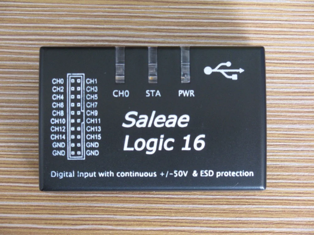  New logic16 saleae16 USB 100M logic analyzer Ae ARM FPGA decoder tool R&D Tools Oscilloscopes1.2.10,1.2.14,version