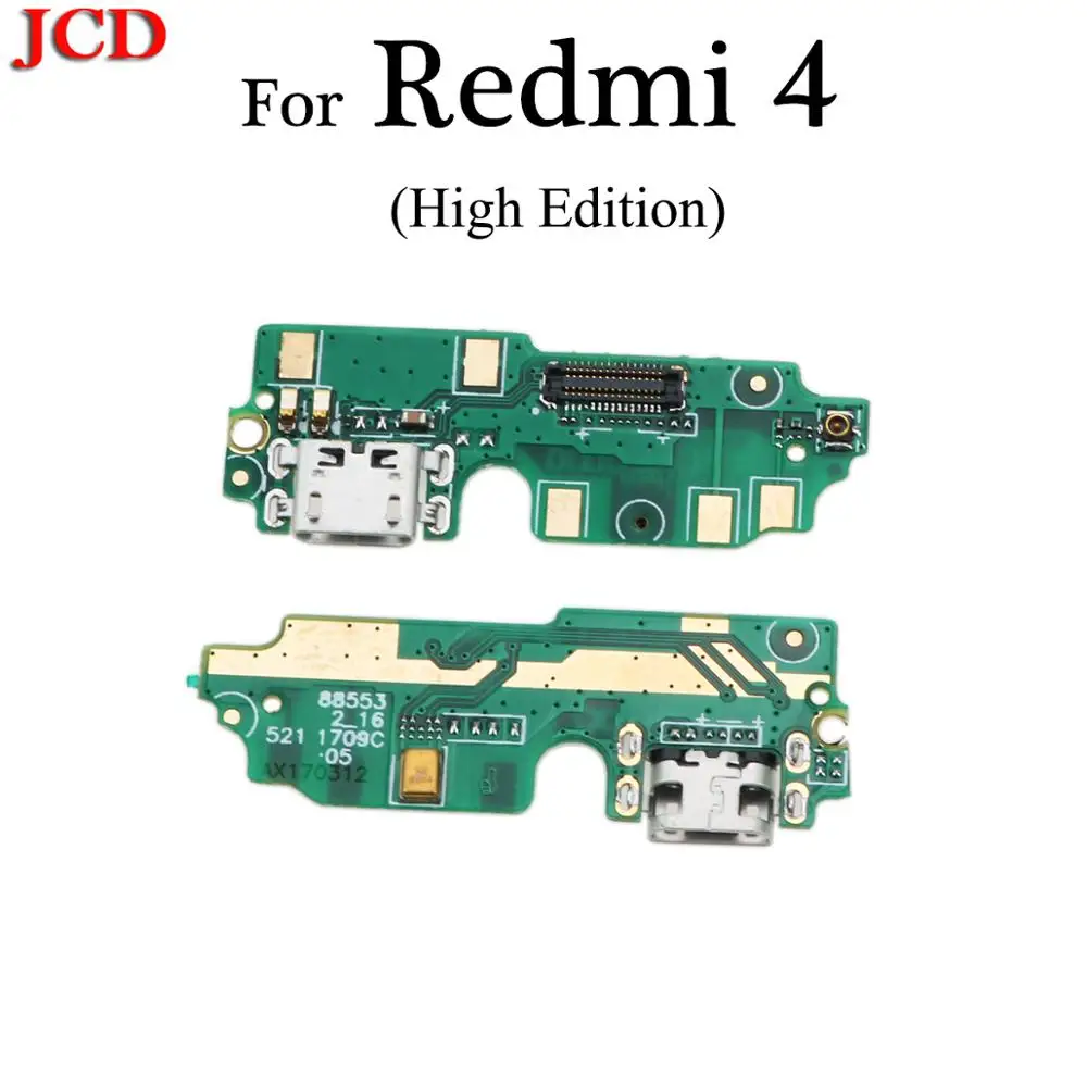 JCD для Redmi 4A 4X USB разъем для зарядки разъем порт док-станция гибкий кабель для Xiaomi для Redmi 1 2 3 3s 4 Note 4G Note 3/3 Pro - Цвет: For Redmi 4 Enhanced