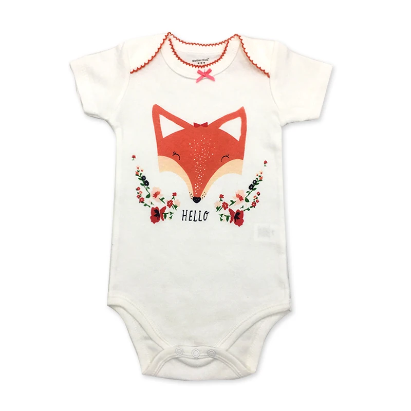 

Summer baby Bodysuit Cute Cartoon print Boy Sunsuit Clothing Short Sleeves Girl Clothes set Fashion boy Jumpsuit Overall