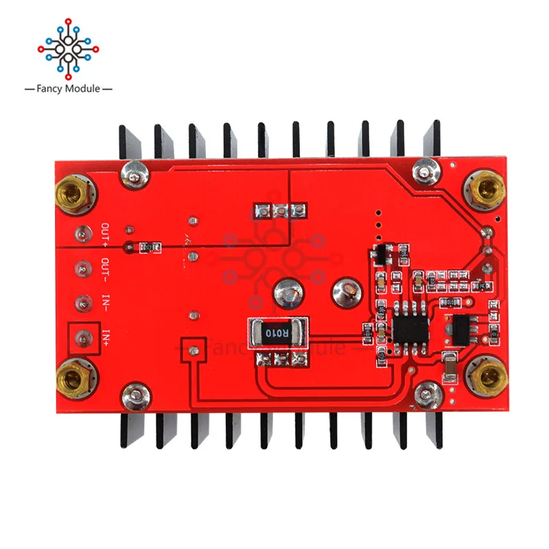 DC-DC преобразователь Повышающий Модуль источника питания, алюминиевая крышка, 10В-32 в пост шаг вверх до 35 в-60 в 120W Напряжение