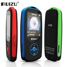 Ruidu X06 Mp3 плеер Bluetooth 4 ГБ/8 ГБ TFT 1,8 дюймов ЖК-экран без потерь Диктофон FM Hifi мини спортивные MP3 музыкальные плееры