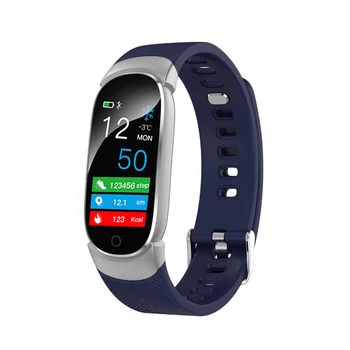 

Smart Wristband TF3 Calories Pedometer Sleep Blood Pressure Heart Rate Monitor Health Watch Call Reminder for Blue