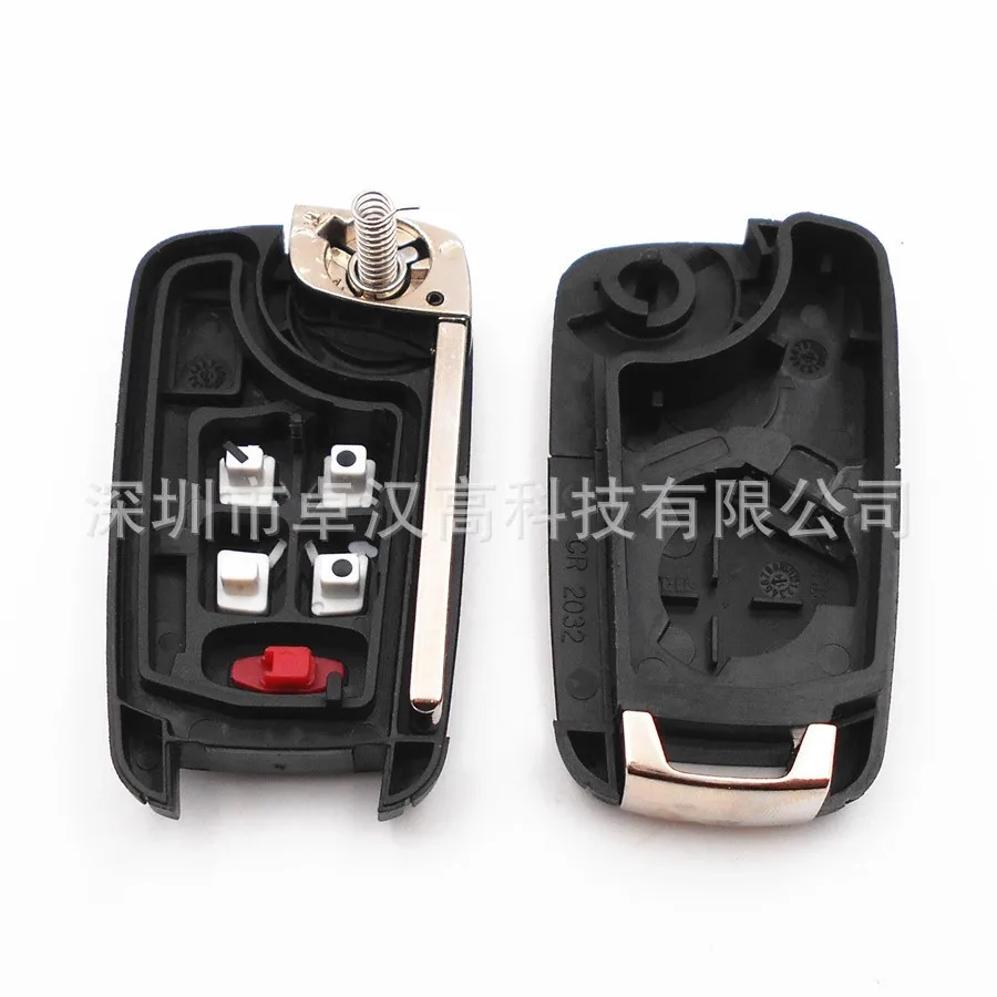 For Opel Meriva A  B Combo B  C  D Antara Instead of Original Factory Auto Car Key 4 + 1 Buttons Change Car Key Shell (2)