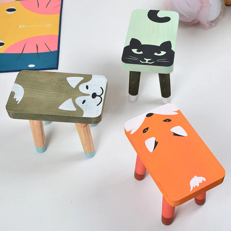 wooden stool for kids