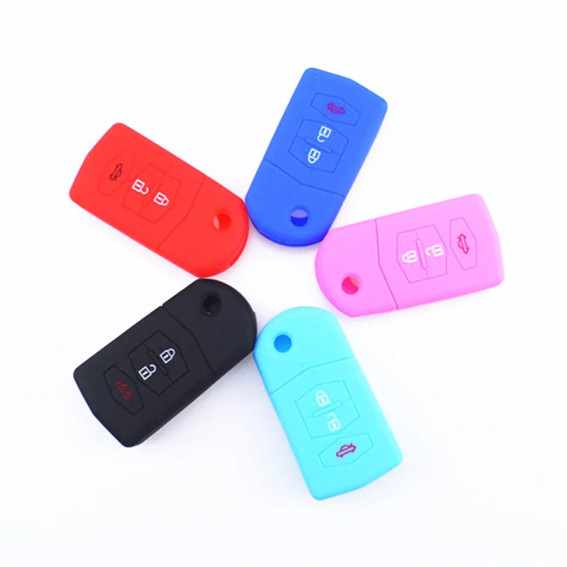 

silicone for car key case key protector keychain for Mazda2 Mazda3 Mazda5 Mazda6 CX-5 CX7 CX9 MX5 Atenza Axela