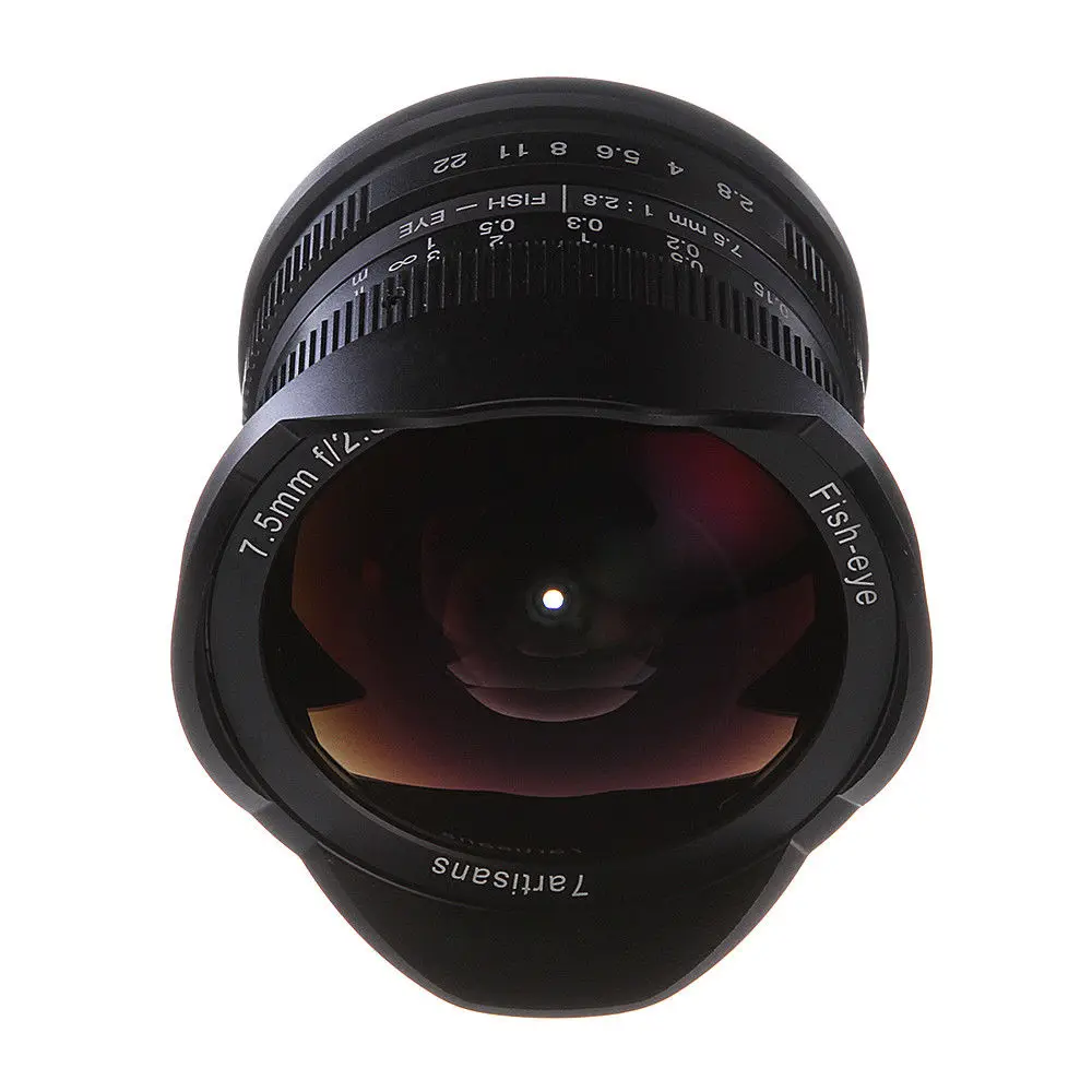 7artisans 7 5 мм f2.8 объектив с ручной фокусировкой и широким углом для фотоаппаратов