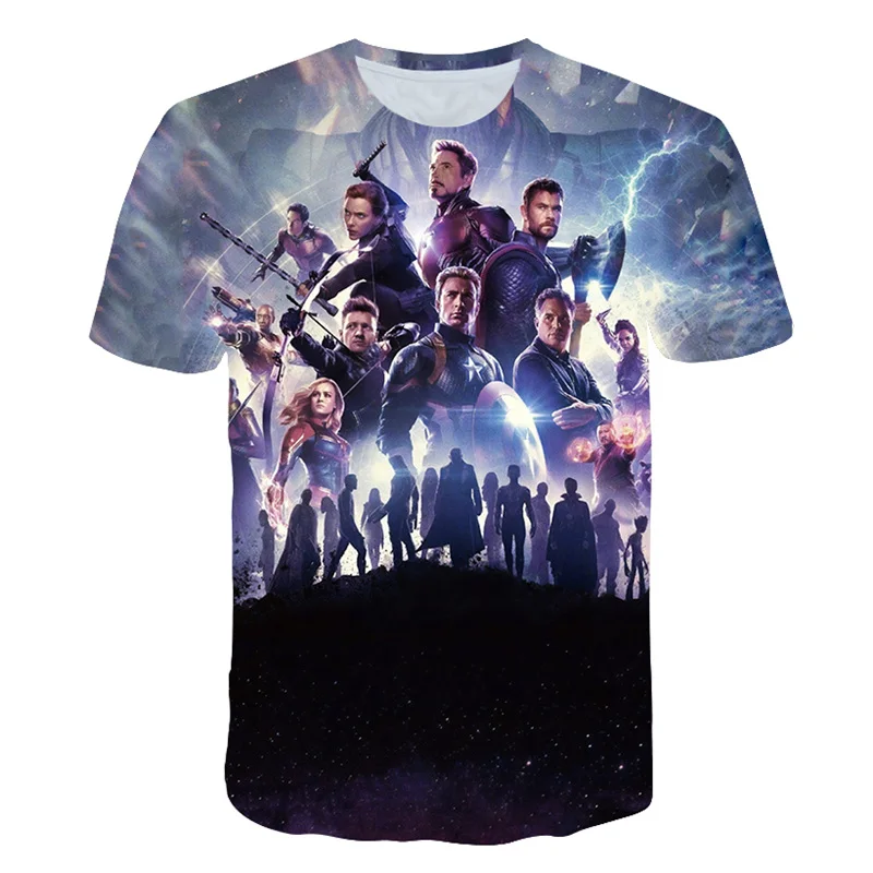Дизайн, футболка для мужчин/женщин, Мстители, эндшпиль, 3d принт, футболки с коротким рукавом в стиле Харадзюку, футболки, топы, как размер