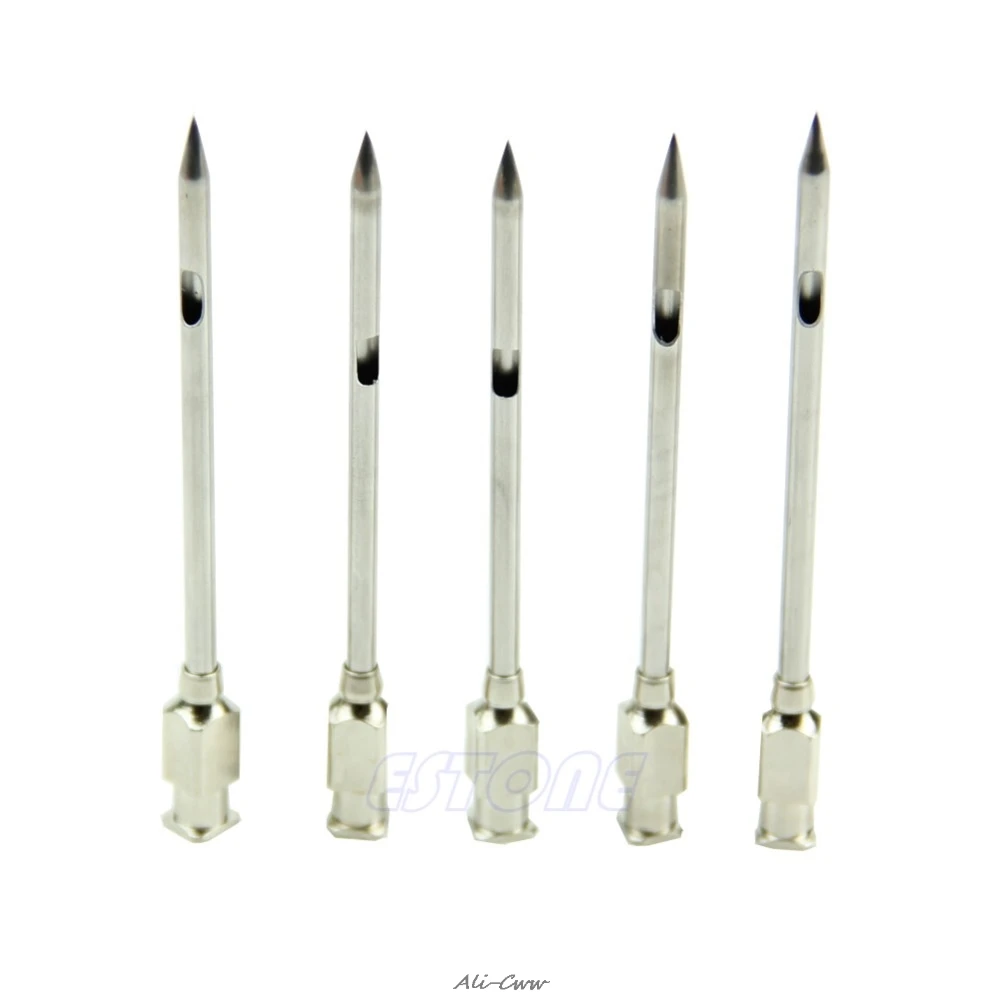 5x Stainless Steel Marinade Injector Needle For Barbecue Grill Flavor Turkey BBQ |