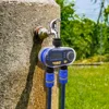 New Arrival Two Outlet Garden Digital Electronic Water Timer Solenoid Valve Garden Irrigation Controller for Garden,Yard#21060 2