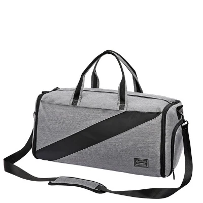 Водонепроницаемая Мужская Спортивная Фитнес-сумка из терилена, многофункциональная сумка через плечо, сумка-тоут для спортзала, для путешествий, бизнес, сухая сумка, сумка - Цвет: grey