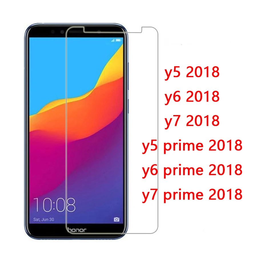 Защитное стекло для Huawei Y5 Y6 Y7 Prime 2018 Hauwei Huawey Y 5 6 7 Y9 закаленное Y52018 Y62018 Y72018|Защитные