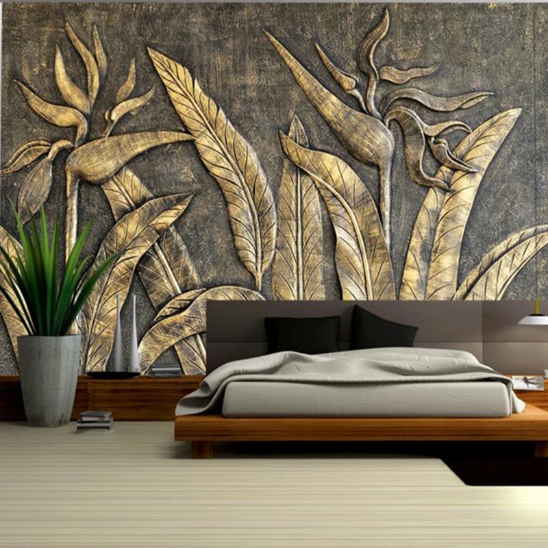 Gold Bird Wallpaper of Paradise Sculpture Home Decor Bedroom Photo Mural Wallpaper Living Room Wall Decor Paper Wallpaper Design Gold Bird Wallpaper of Paradise Sculpture Home Decor Bedroom Photo Mural Wallpaper Living Room Wall Decor Paper Wallpaper Design