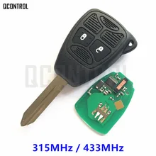 QCONTROL Car Remote Key for JEEP Commander Patriot Compass Grand Cherokee Liberty Wrangler 315MHz / 433MHz