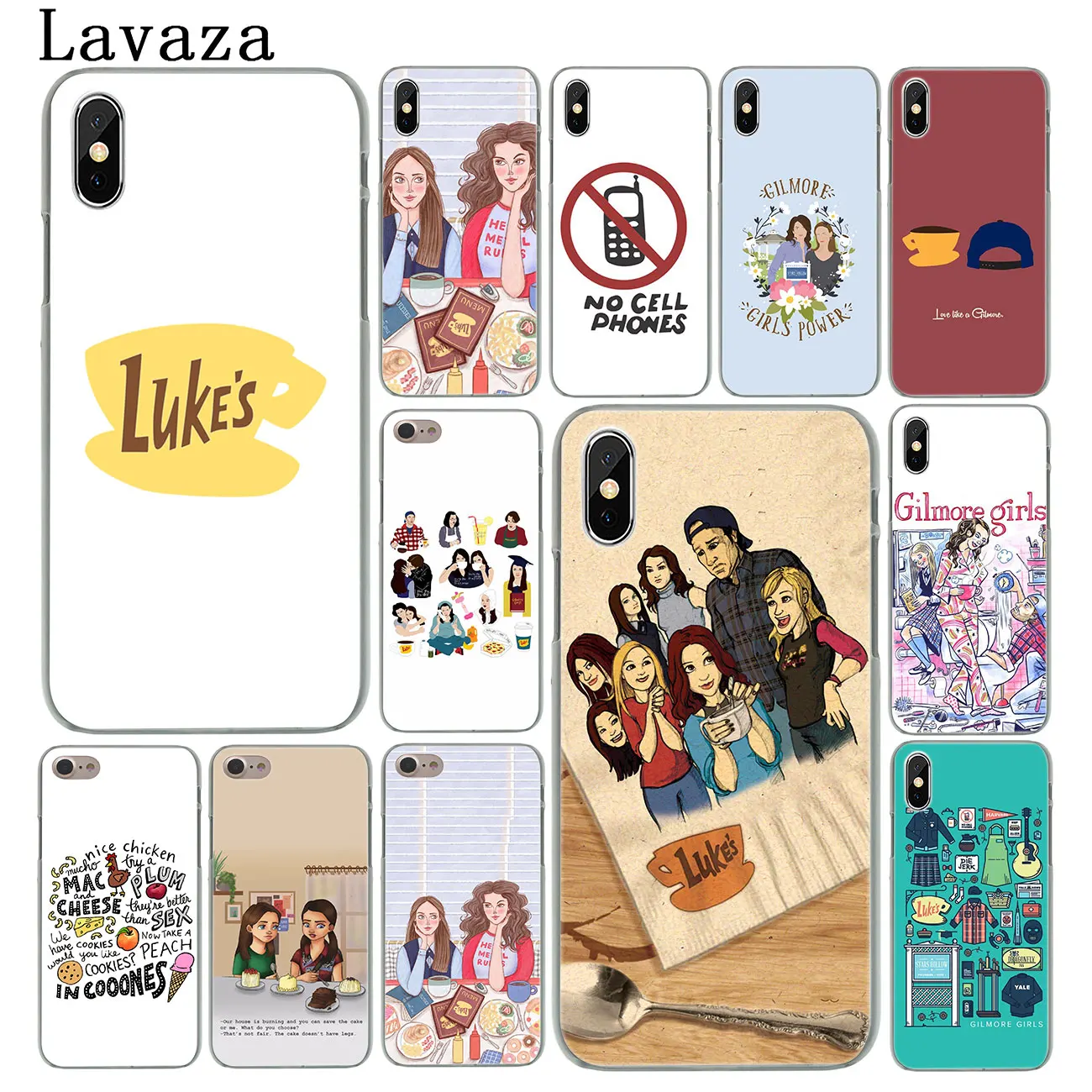 Твердый чехол для телефона Lavaza Gilmore iPhone XR X XS 11 Pro Max 10 7 8 6 6S 5 5S SE 4 4S|Чехлы-накладки| |