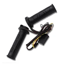 1 пара 12 В 7/" регулируемая температура мотоцикл руль Подогрев ручка мотоцикл Отопление Захваты Набор