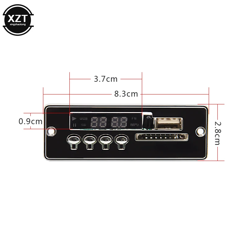 USB mp3 плеер встроенный Bluetooth MP3 декодер громкой связи плата модуль с дистанционным