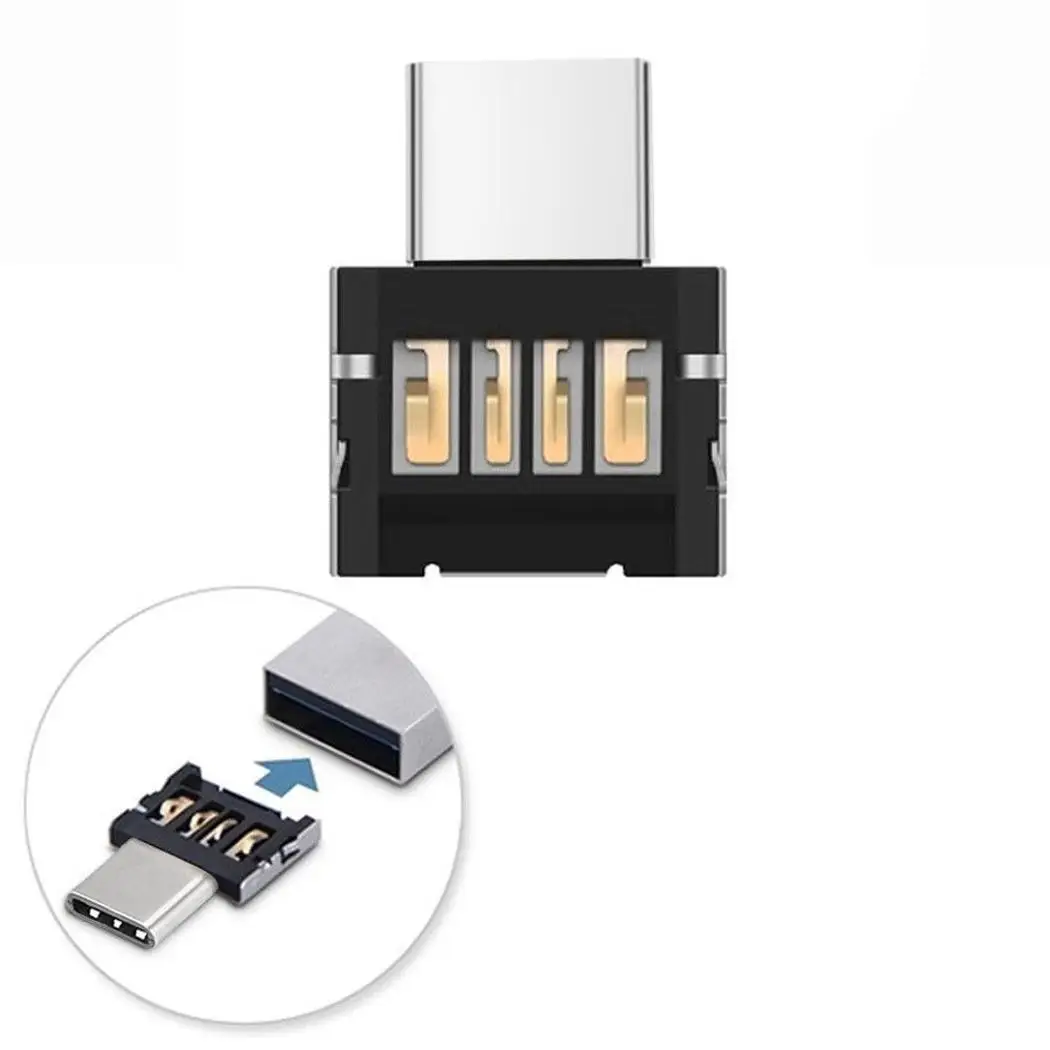 

Android C Phone The Tablet to with OTG Silver USB Converter Female Function Devices Adapter Male Type Smart For