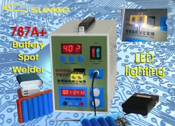 Machine à souder par points pour batteries, 787A + MCU, pédale de soudage de précision Applicable pour ordinateurs portables et téléphones 