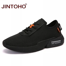 JINTOHO/Мужская удобная обувь для взрослых; модные мужские кроссовки; дышащая повседневная обувь для мужчин; дешевая мужская повседневная обувь из сетчатого материала