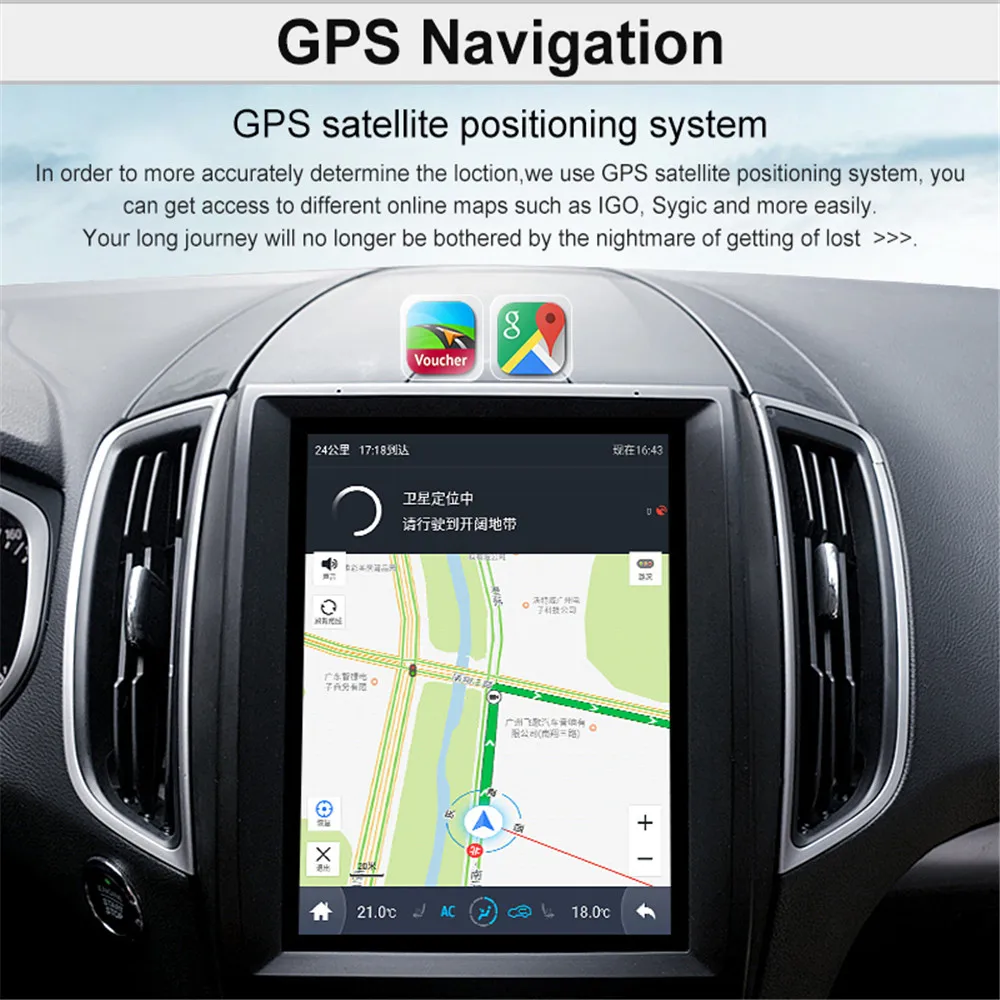 Aotsr Tesla стиль Android 7,1 Автомобильный gps навигатор нет dvd-плеер для HYUNDAI Santa Fe IX45 2013- стерео блок мультимедиа Satnav