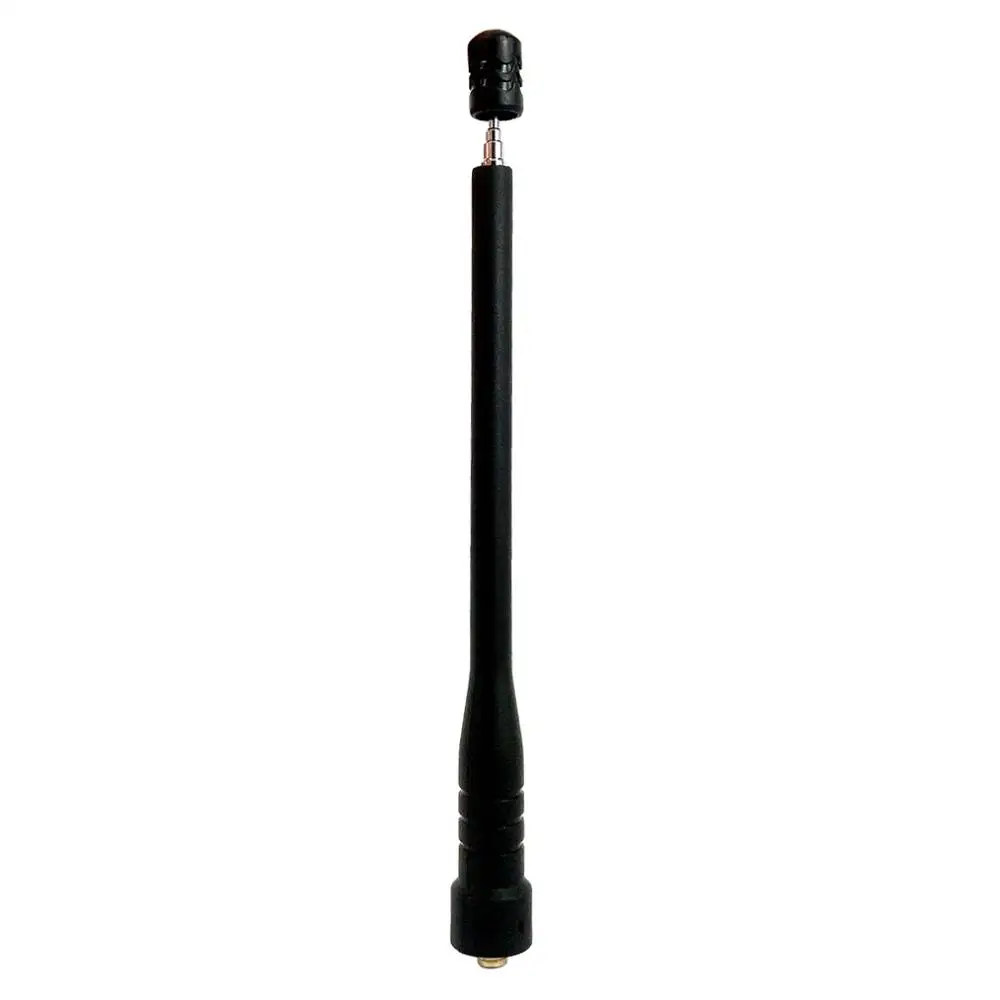 SMA-F Dual Band FM 136-174 400-470MHz Rod Telescopic Gain Antenna 4