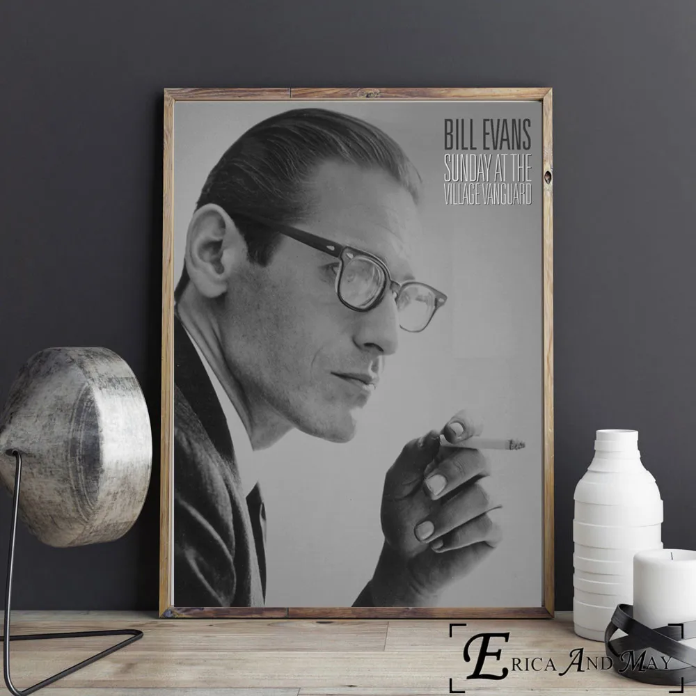 Bill Evans музыка винтажные плакаты и репродукции, настенное искусство декоративная картина холст живопись для гостиной домашний Декор без рамы - Цвет: 6