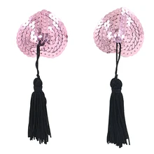 Hot New Sexy Sex Product Toys Women Lingerie Sequin Tassel Breast Bra Nipple Cover Pasties Stickers Petals 0IQA