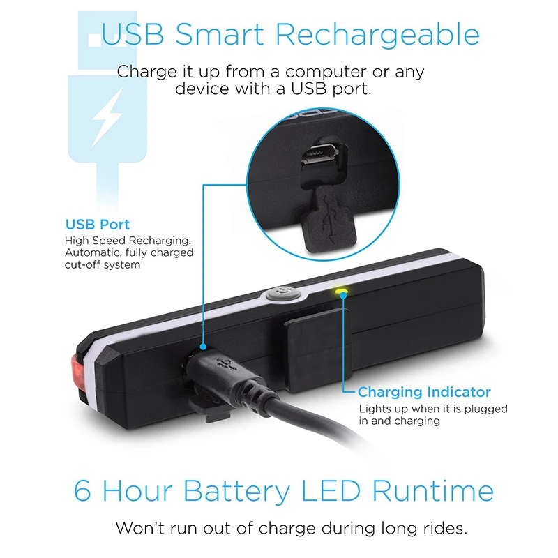 Clearance Rechargeable  Bicycle Light Front USB Bike Tail Rear Light Bright Bike Led Flashlight for Bicycle Luz Bicicleta Luces Bicicleta 10 Clearance Rechargeable  Bicycle Light Front USB Bike Tail Rear Light Bright Bike Led Flashlight for Bicycle Luz Bicicleta Luces Bicicleta 10