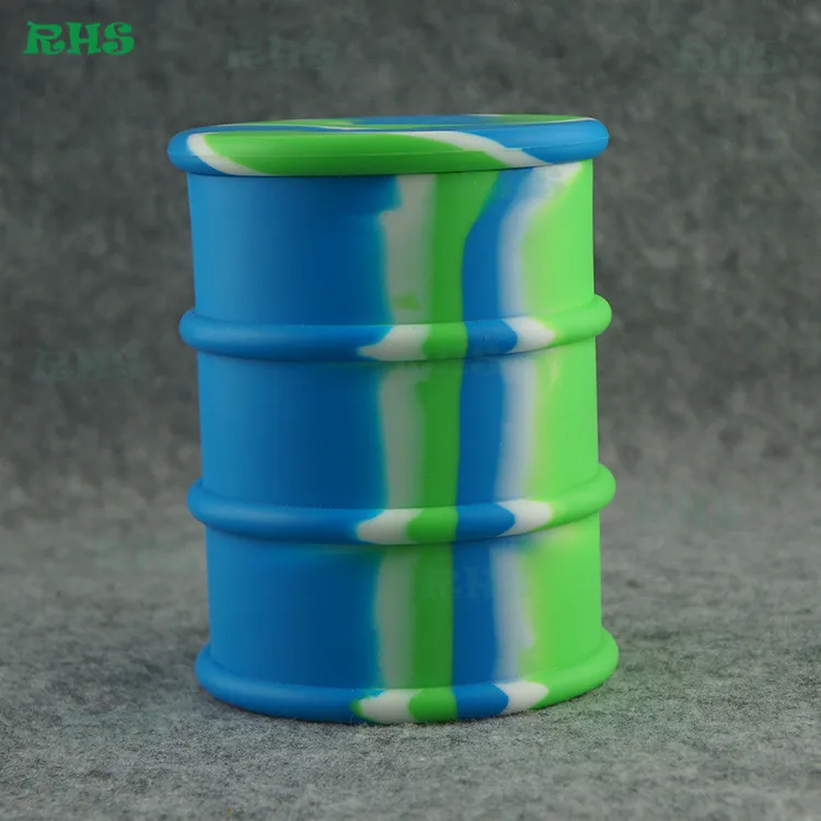 

500ml Non-stick Large Dab Containers Food Grade Oil Barrel Silicone Honey Oil Wax Concentrate Container 1pcs Free Shipping