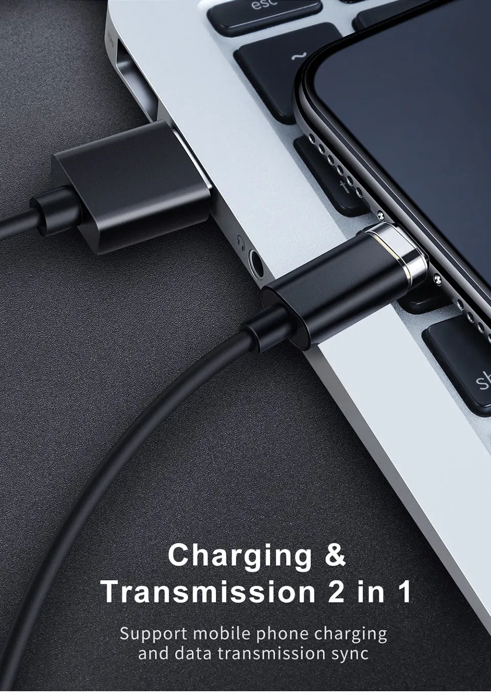 Mcdodo type C Micro USB кабель для быстрой зарядки Android мобильный телефон магнит зарядное устройство для iPhone samsung Xiaomi Магнитный USB кабель