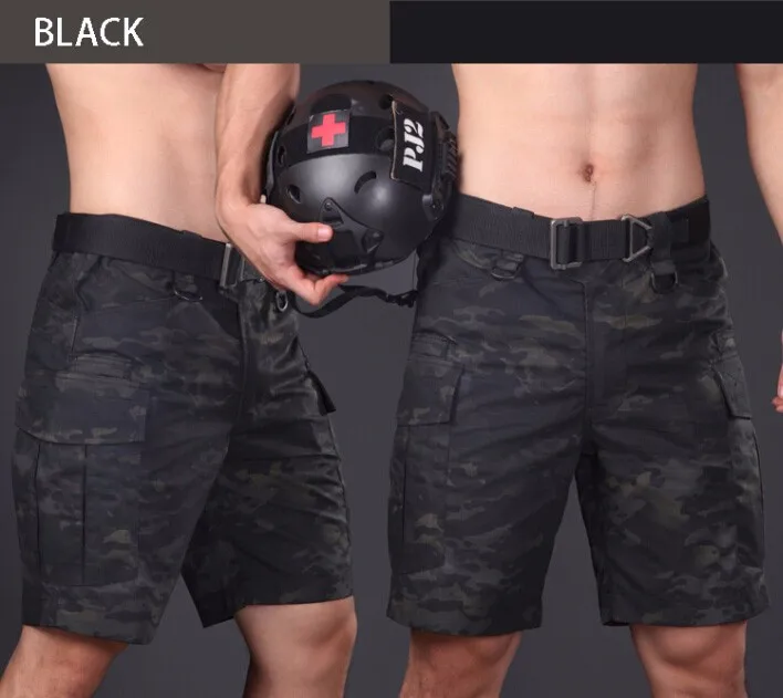 Военные тактические шорты камуфляж Карго короткие брюки Охотник одежда выживания снаряжение