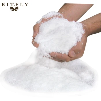 

BITFLY 5/10PCS DIY Christmas Wedding party Decoration Fake Winter Super Magic Instant Snow Powder artificial White snowflake