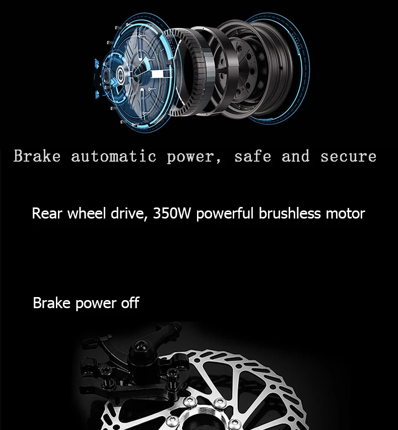 Flash Deal Electric bike 20inch Aluminum Folding bike 48V12.5A Battery electric Bicycle 350W Powerful Motor Mountain e bike Snow/city ebike 14