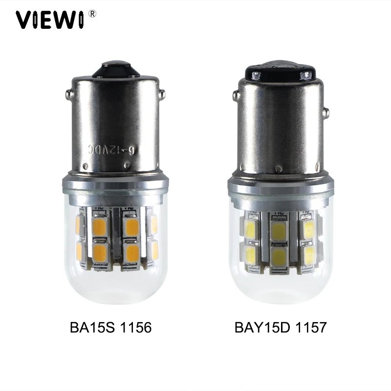 

bombilla led auto Brake bulb S25 P21W 1156 1157 BA15S BAY15D 6 volt to 12 V 3W high lumens car Turn signal lamp parking lights