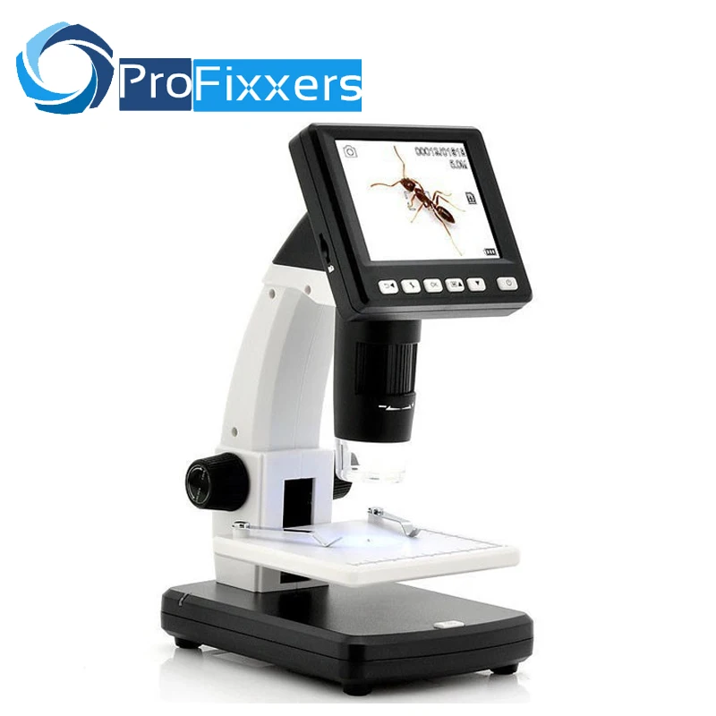 

3.5 inch LeD Digital 5 Megapixels Microscope 8 LED Camera Video Recorder 500X Magn